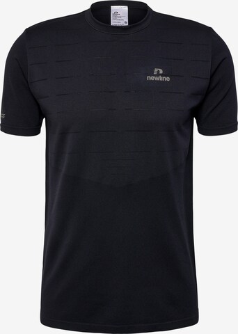 T-Shirt fonctionnel Newline en noir : devant