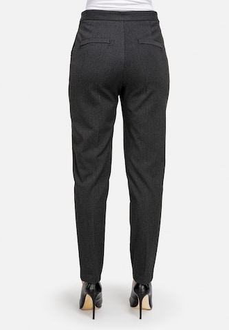 HELMIDGE Slimfit Stoffhose in Grau