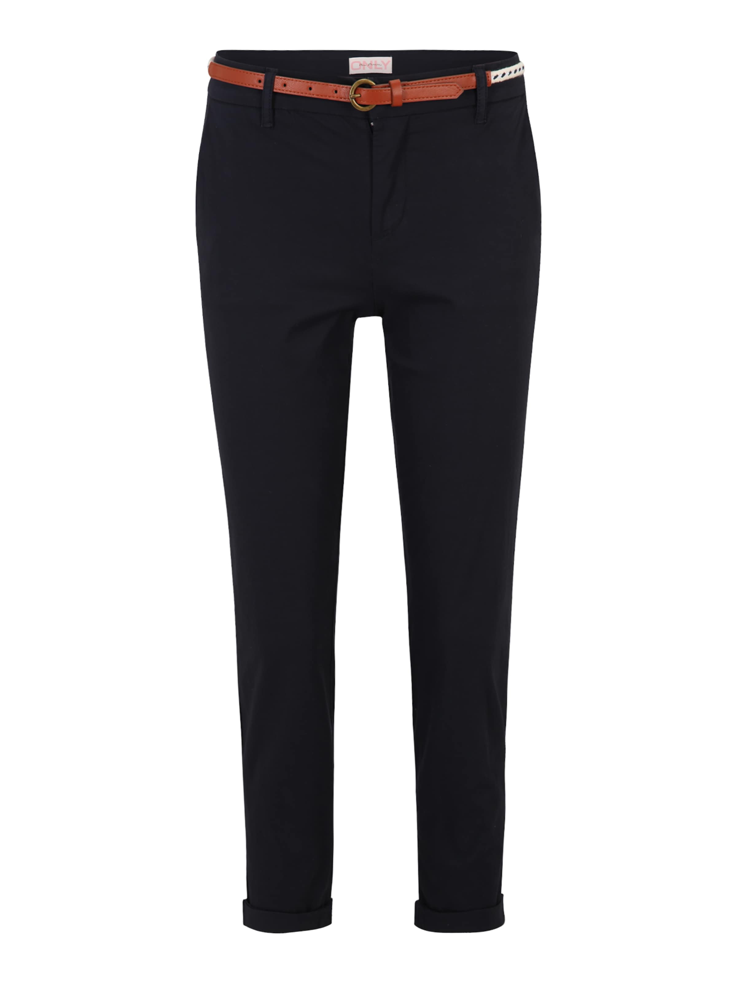 Only Petite Slimfit Παντελόνι τσίνο 'BIANA' σε μπλε: μπροστά