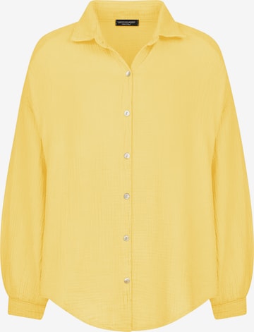 SASSYCLASSY - Blusa en amarillo: frente