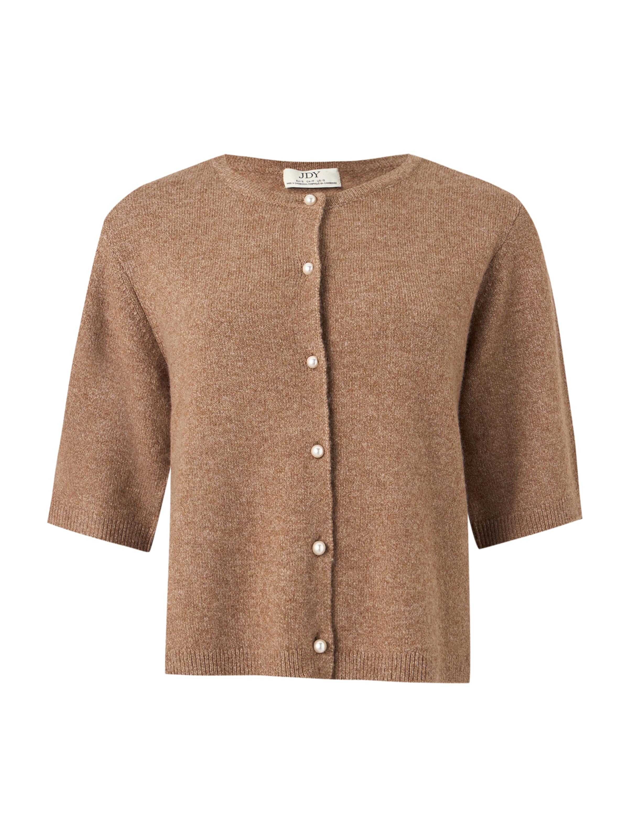 JDY Cardigan 'JDYRUE' i brun: forside