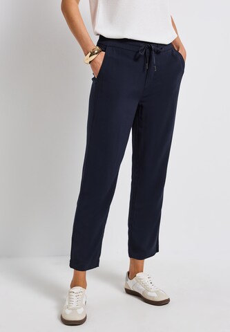 STREET ONE Slimfit Hose in Blau: Vorderseite