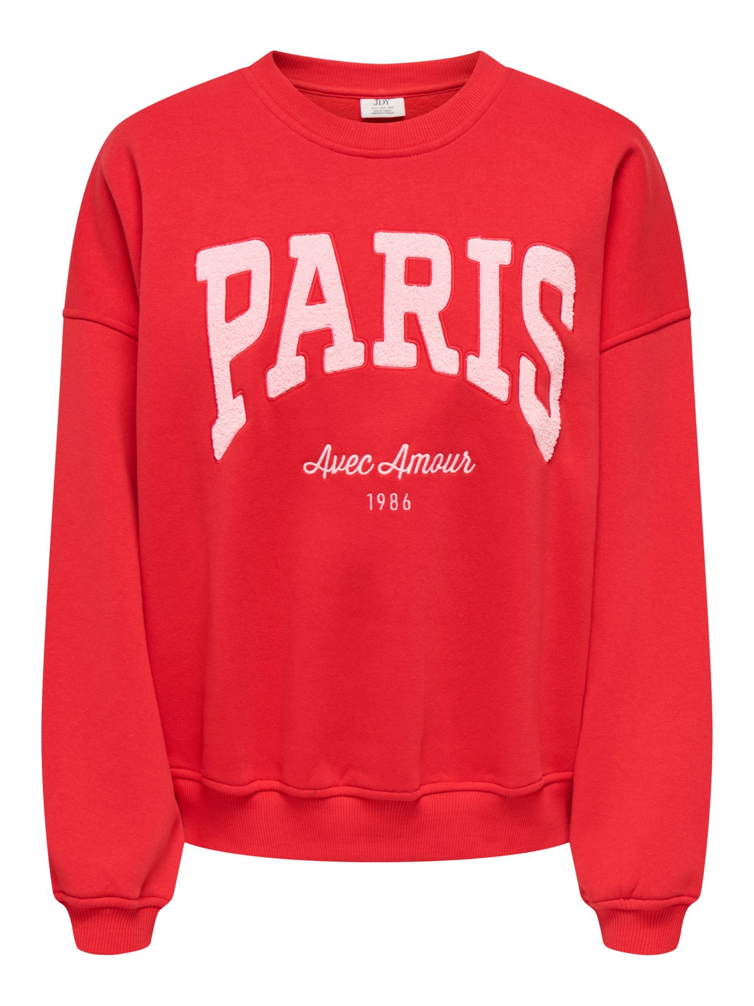 JDY - Sudadera 'JDYMESA' en rojo: frente