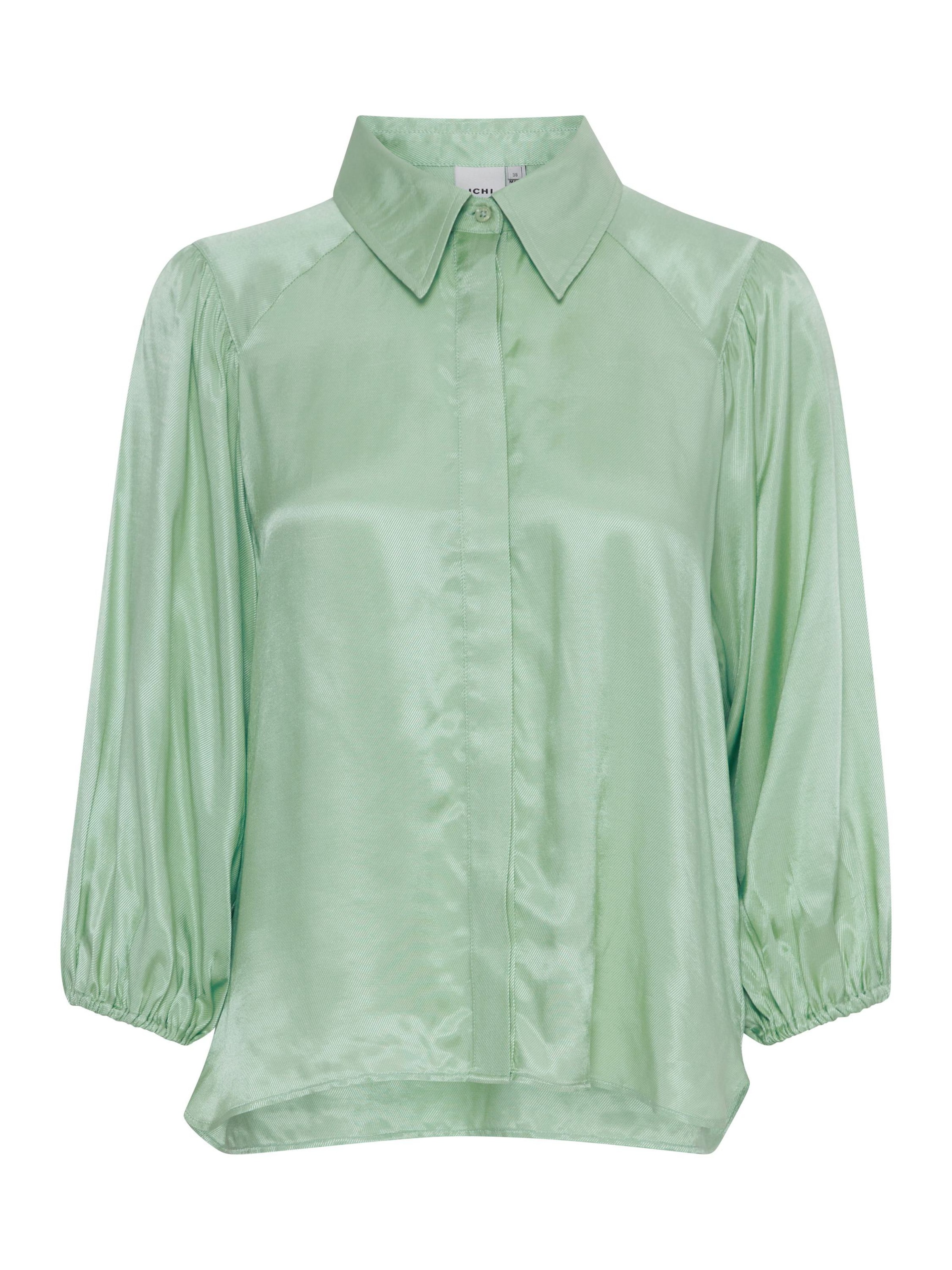 ICHI Blouse 'Colorada' in Green: front