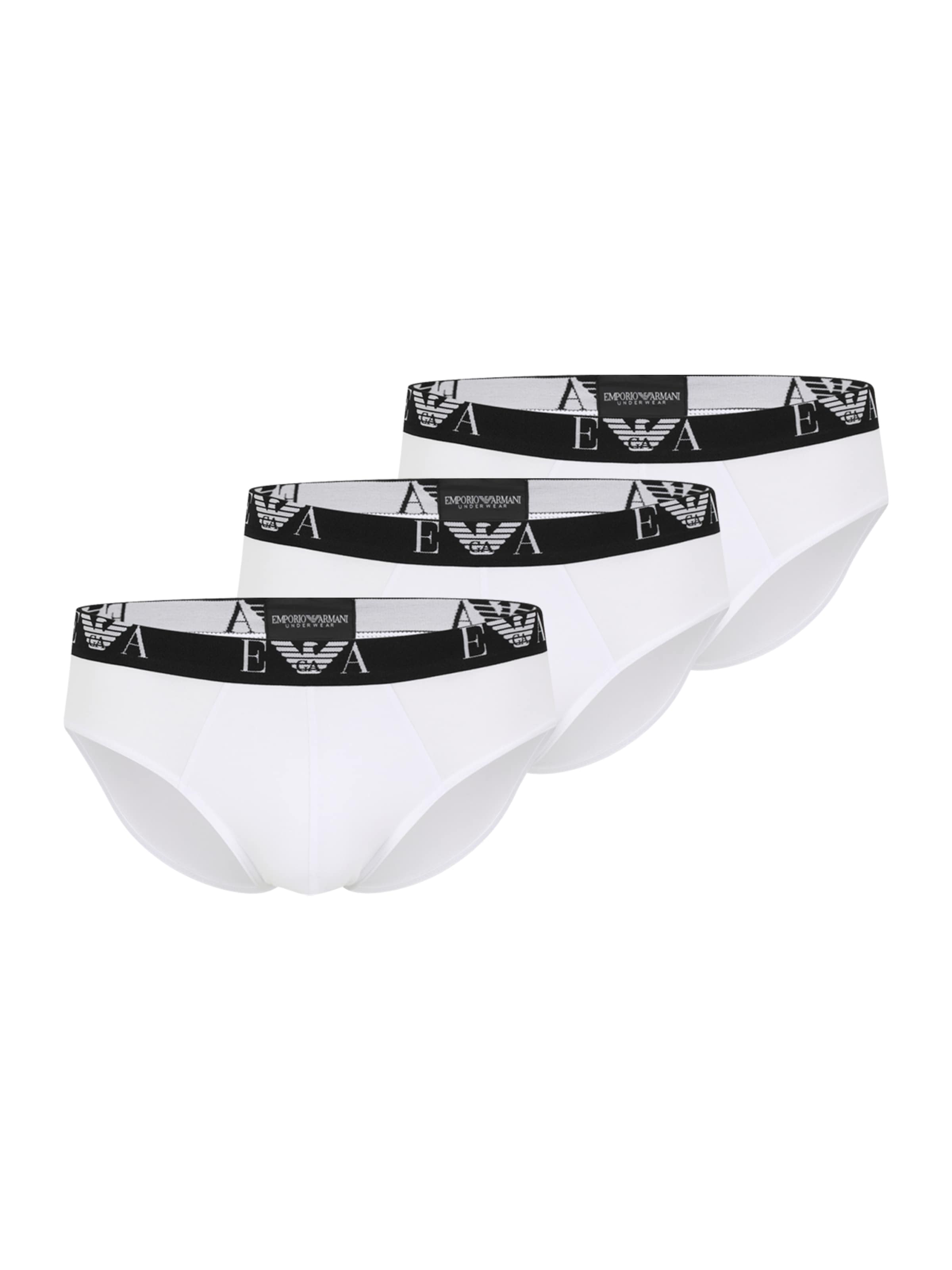 Slip di Emporio Armani in bianco: frontale