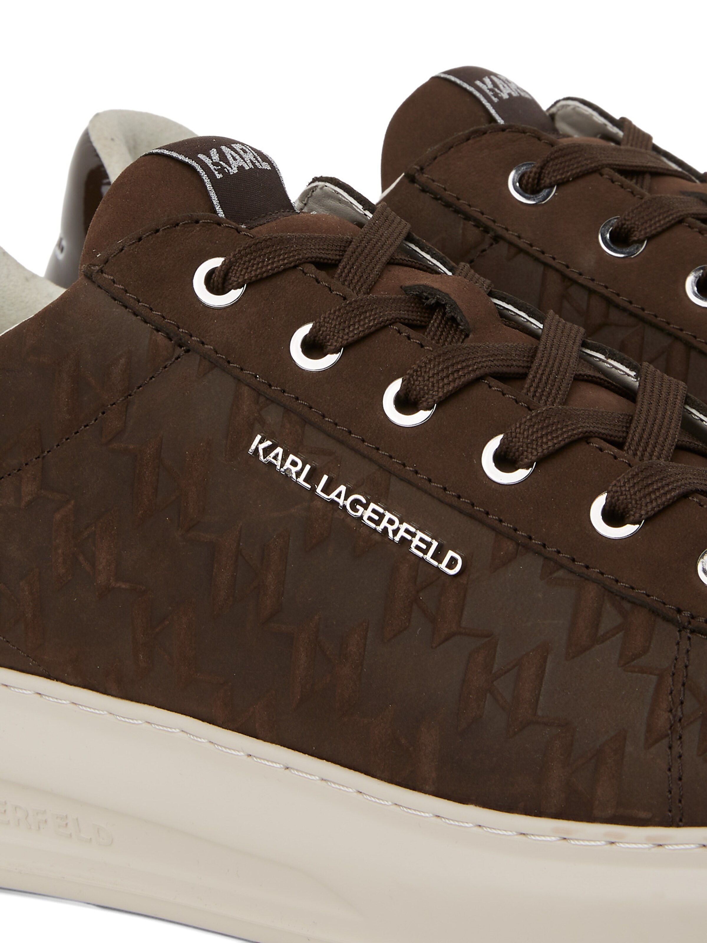 Karl Lagerfeld Низкие кроссовки в Коричневый