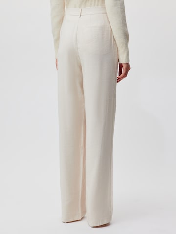 LeGer by Lena Gercke Regular Pleat-Front Pants 'Draco' in Beige