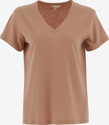 Organication T-Shirt in Beige: Vorderseite