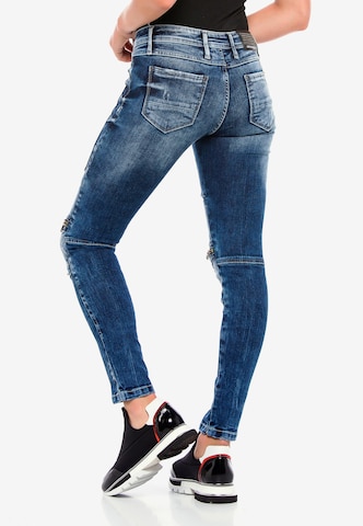 CIPO & BAXX Skinny Jeans in Blau