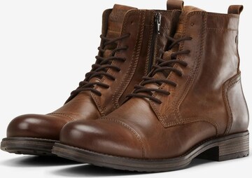 Bottines à lacets 'Russel' JACK & JONES en marron