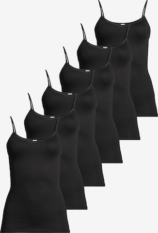 CON-TA Undershirt 'Modal' in Black: front
