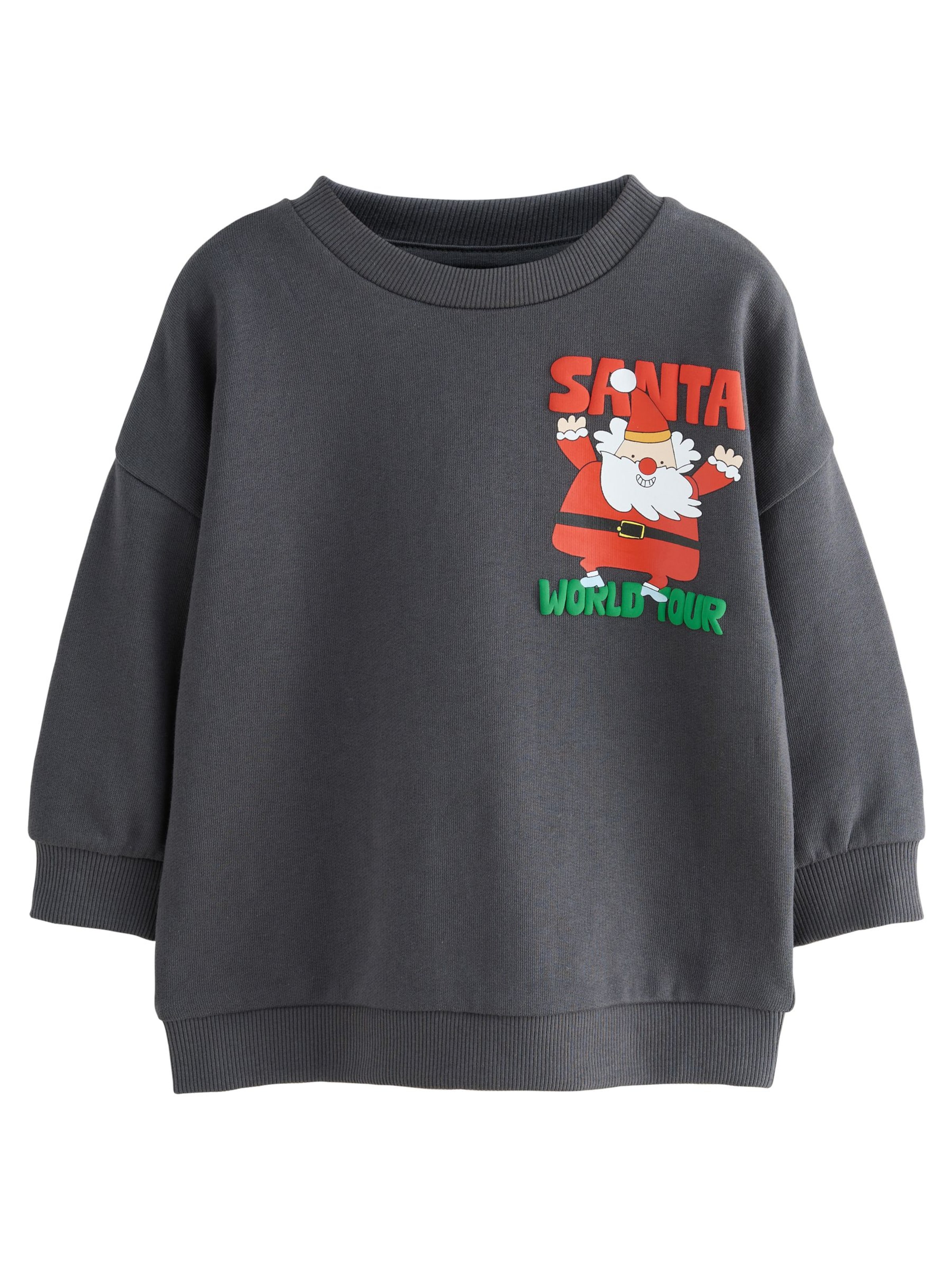 Next Pulóver - szürke: elől