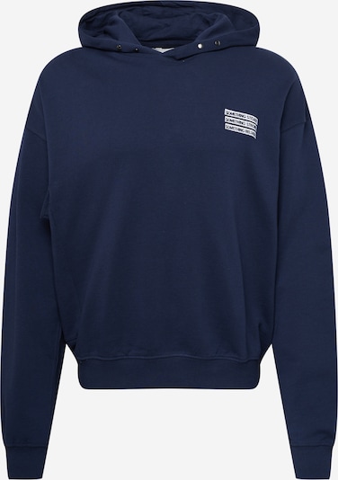 !Solid Sweatshirt in Blue / White, Item view