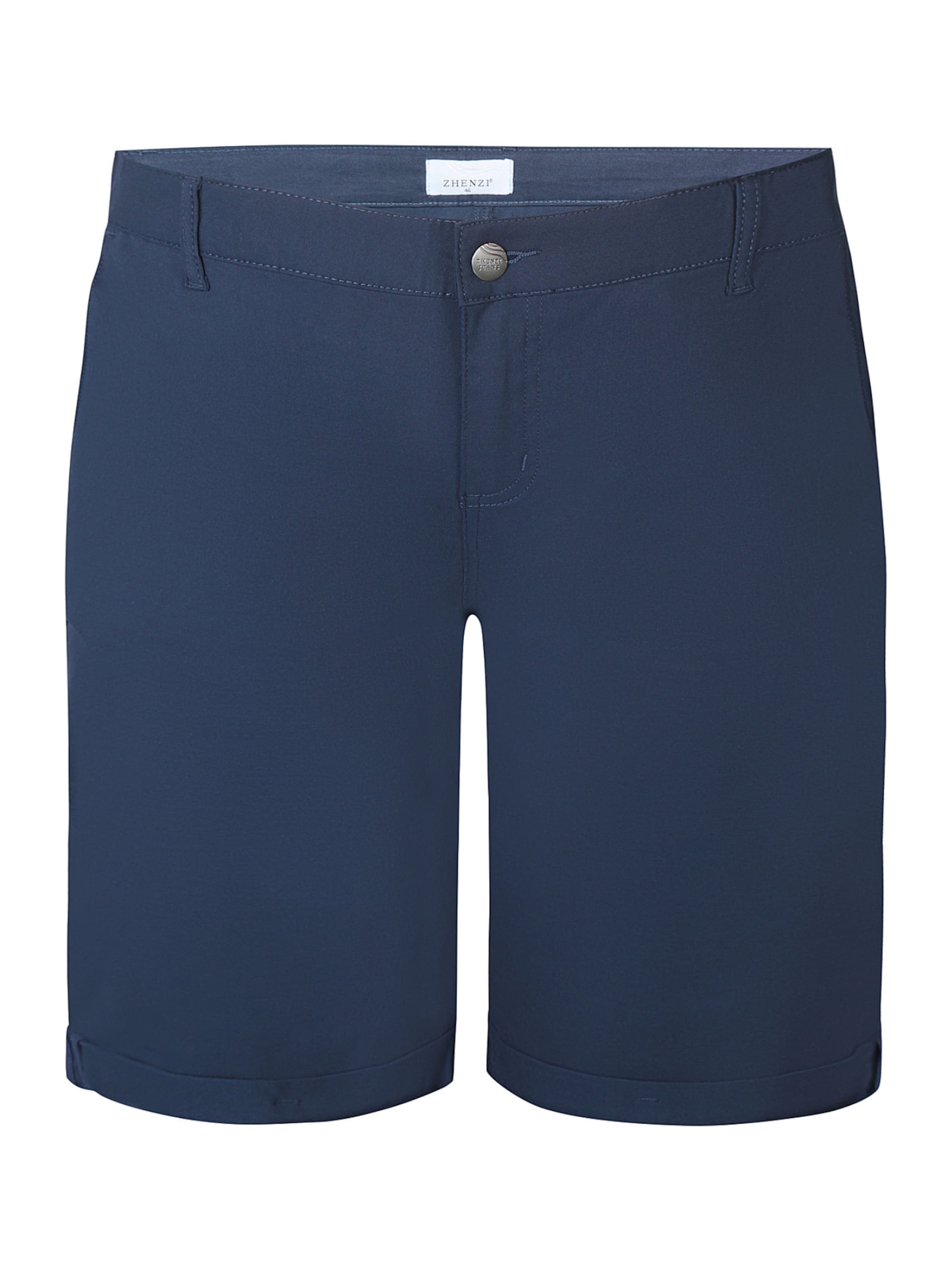 Zhenzi Regular Broek 'Step 84' in Blauw: voorkant