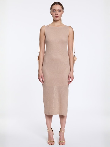 Ana Alcazar Strickkleid ' Danis ' in Beige