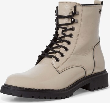 TAMARIS Lace-Up Ankle Boots in Grey: front