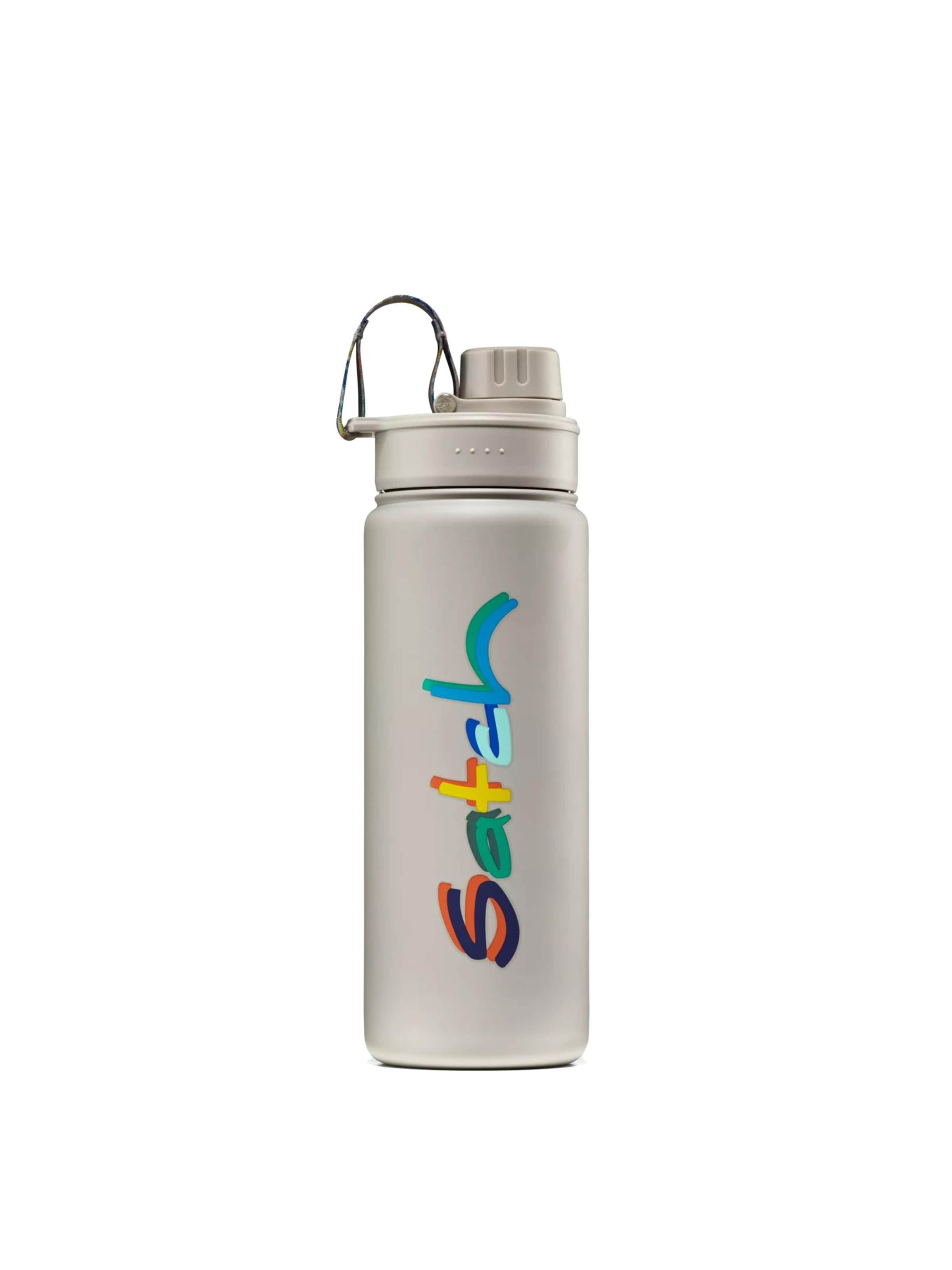 Satch Drinking Bottle 'Trinkflasche Trinkflasche' in Beige: front