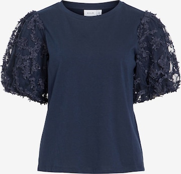 VILA Shirt 'Vonesca' in Blauw: voorkant