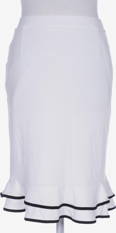 POMPÖÖS Skirt in S in White: front