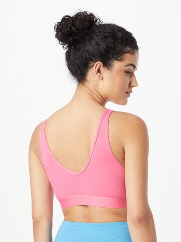 ADIDAS SPORTSWEAR Bustier Sports-BH 'Essentials 3-Stripes With Removable Pads' i pink