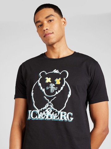 T-Shirt ICEBERG en noir