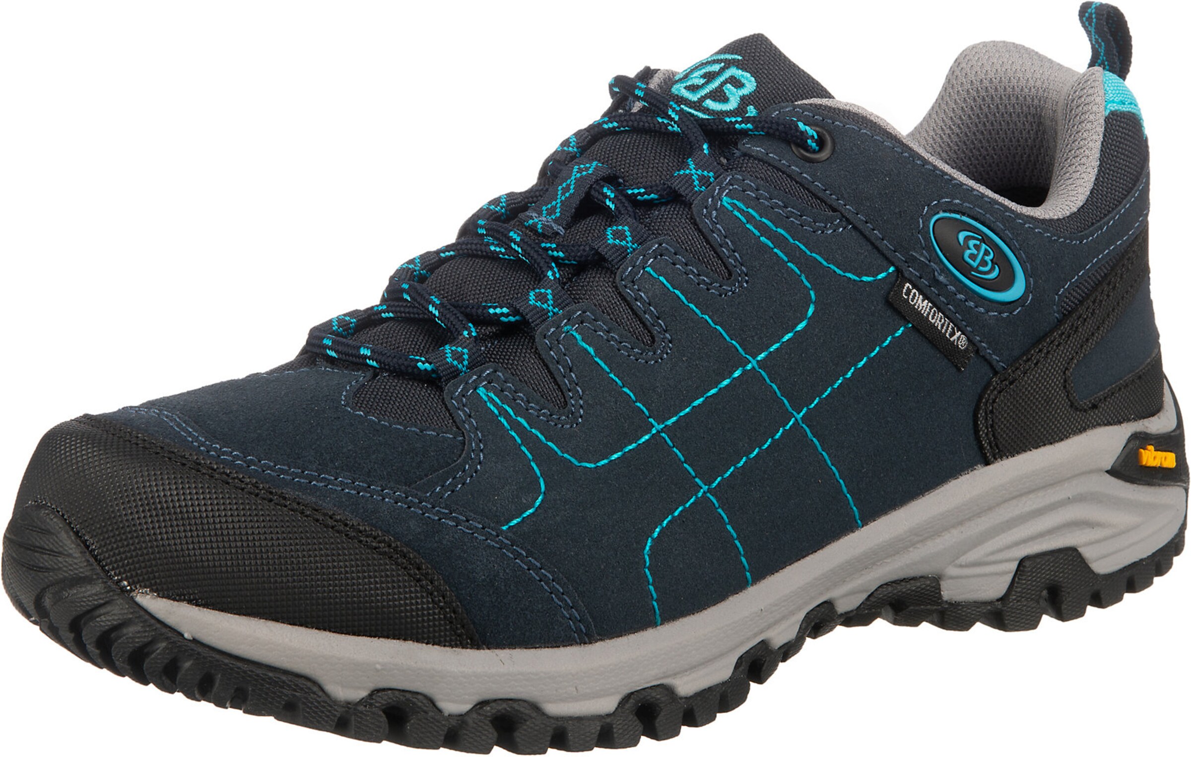 Brütting Low shoe 'Mount Shasta' in Blue: front