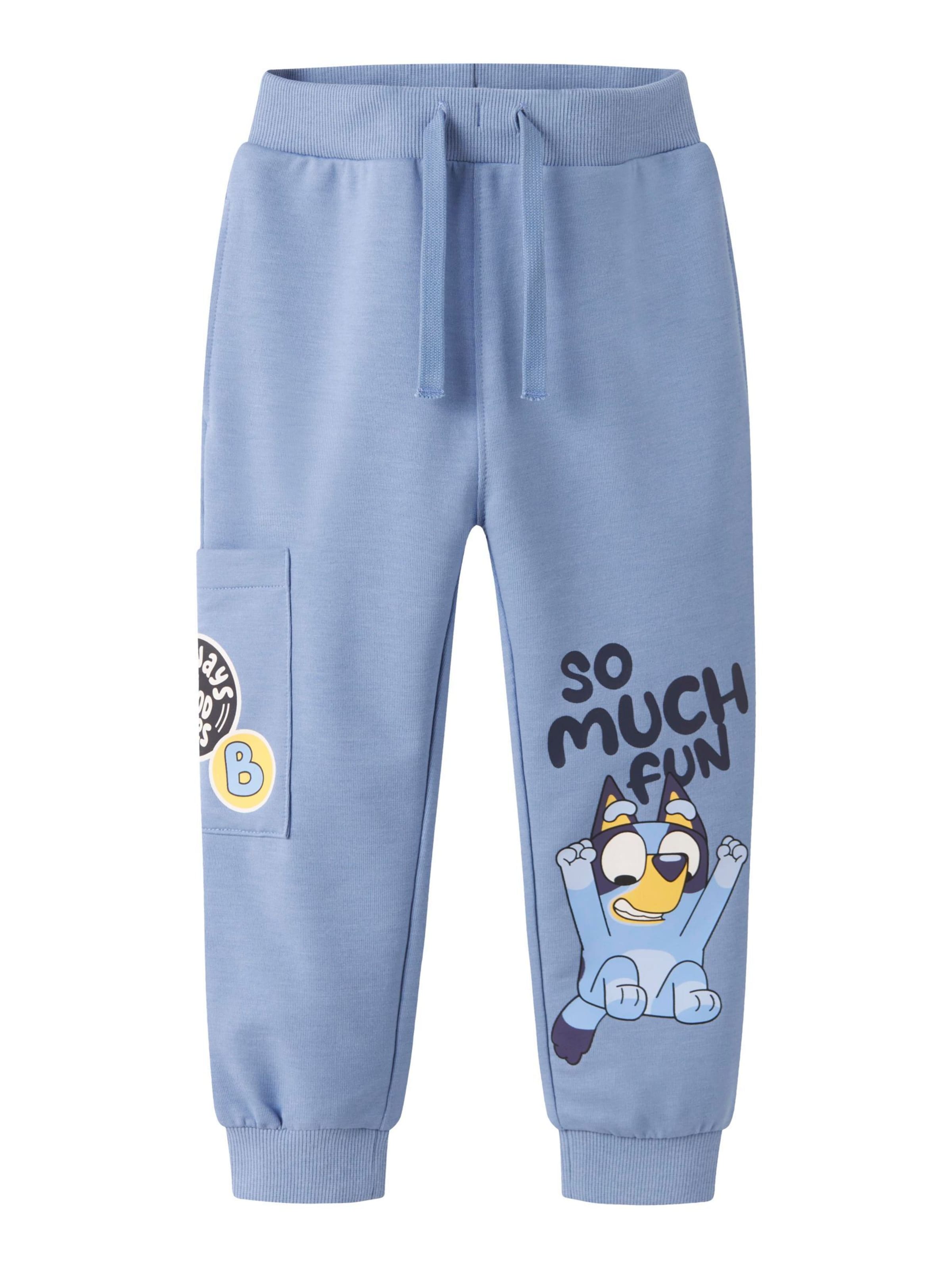 NAME IT - regular Pantalón 'Bluey' en azul: frente