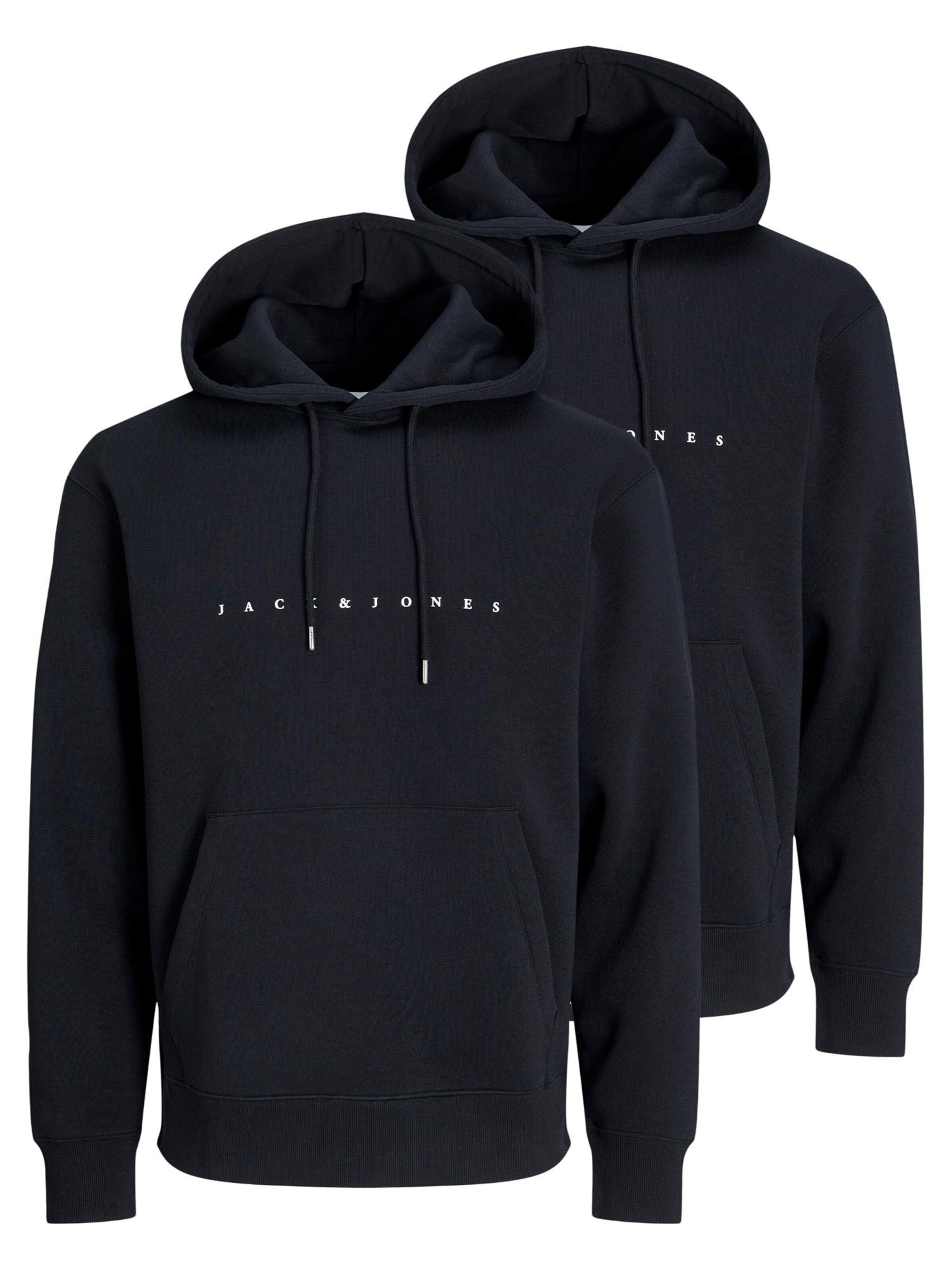 JACK & JONES Sweatshirt 'Star'‌‌ in Schwarz: Vorderseite
