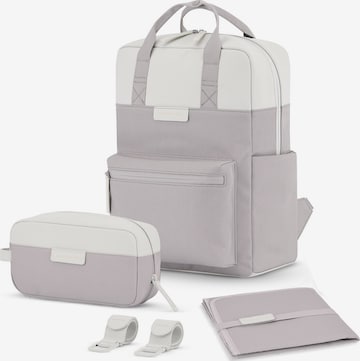 Sac à dos 'Bergen Pro Diaper' Kapten & Son en gris : devant