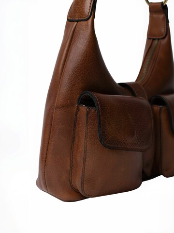 RE:DESIGNED Shopper ' Solvej ' in Brown: side