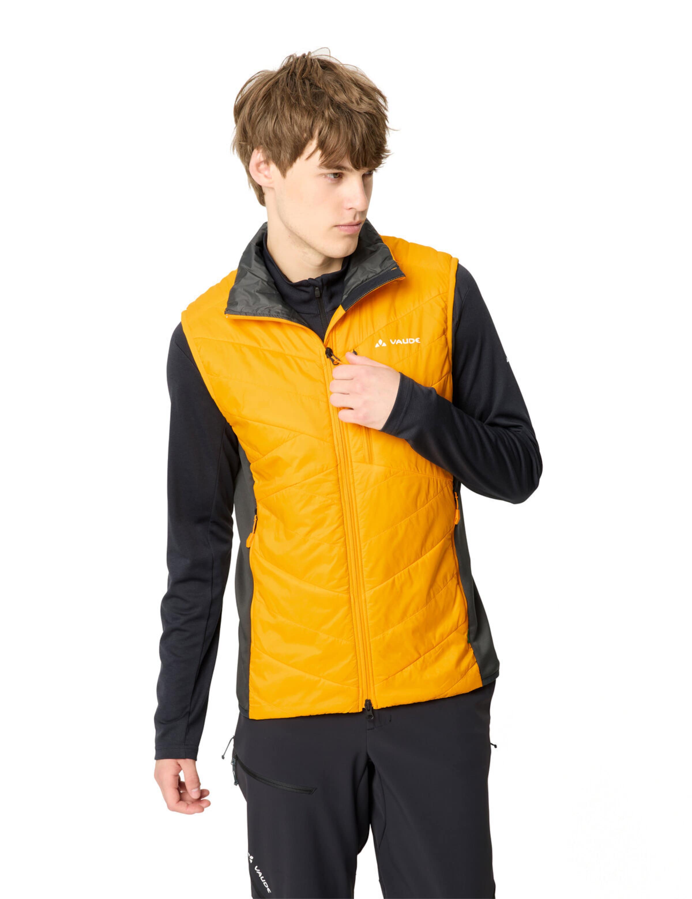 VAUDE Sports vest 'Sesvenna IV' in Yellow