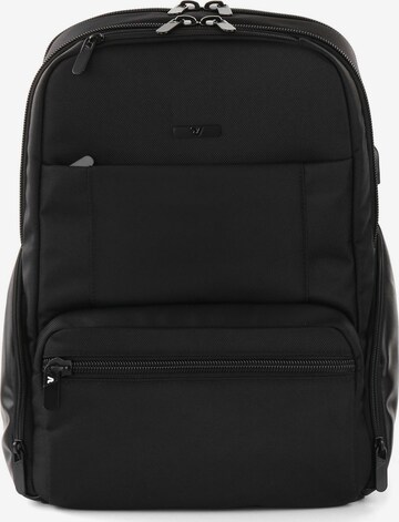 Roncato Backpack 'Agency' in Black: front