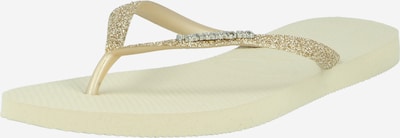 Infradito HAVAIANAS di colore beige / oro, Visualizzazione prodotti