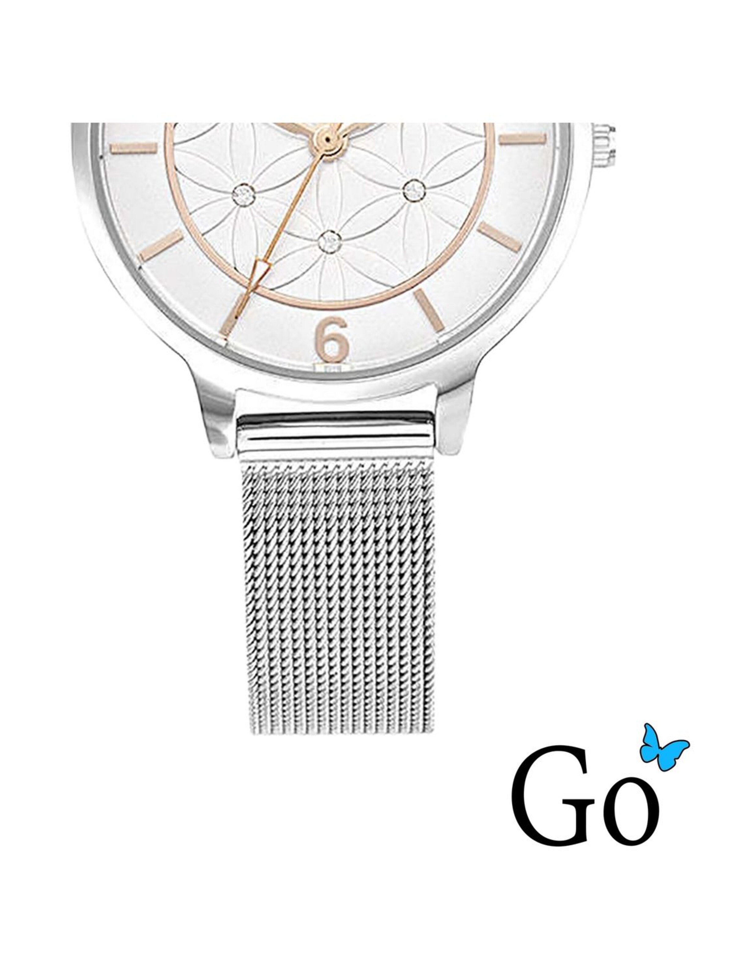 GO GirlOnly - Reloj analógico en plata