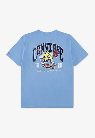 CONVERSE T-shirt 'VARCITY WHIMSY' i blå