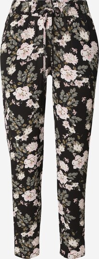 VERO MODA Pants 'SAGA' in Olive / Pink / Black / White, Item view