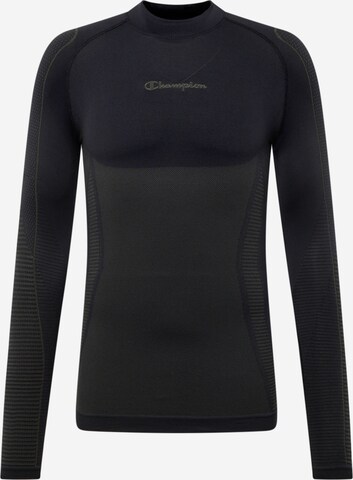 Base Layer Champion Authentic Athletic Apparel en noir : devant