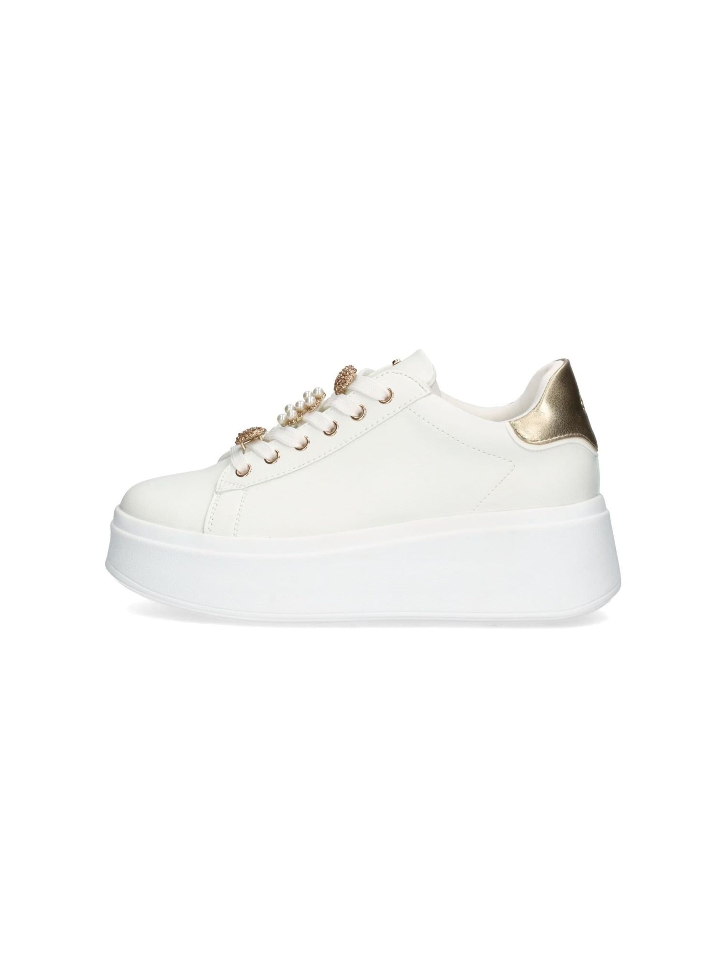 Baskets basses '88-61EX12' EXE en blanc : devant