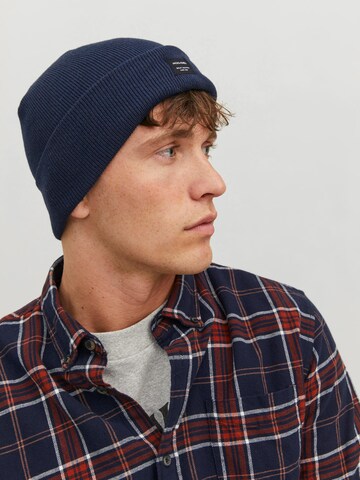 Bonnet 'DNA' JACK & JONES en bleu