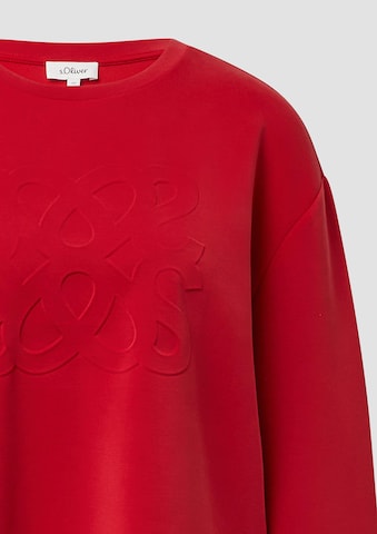 s.Oliver Sweatshirt in Rood