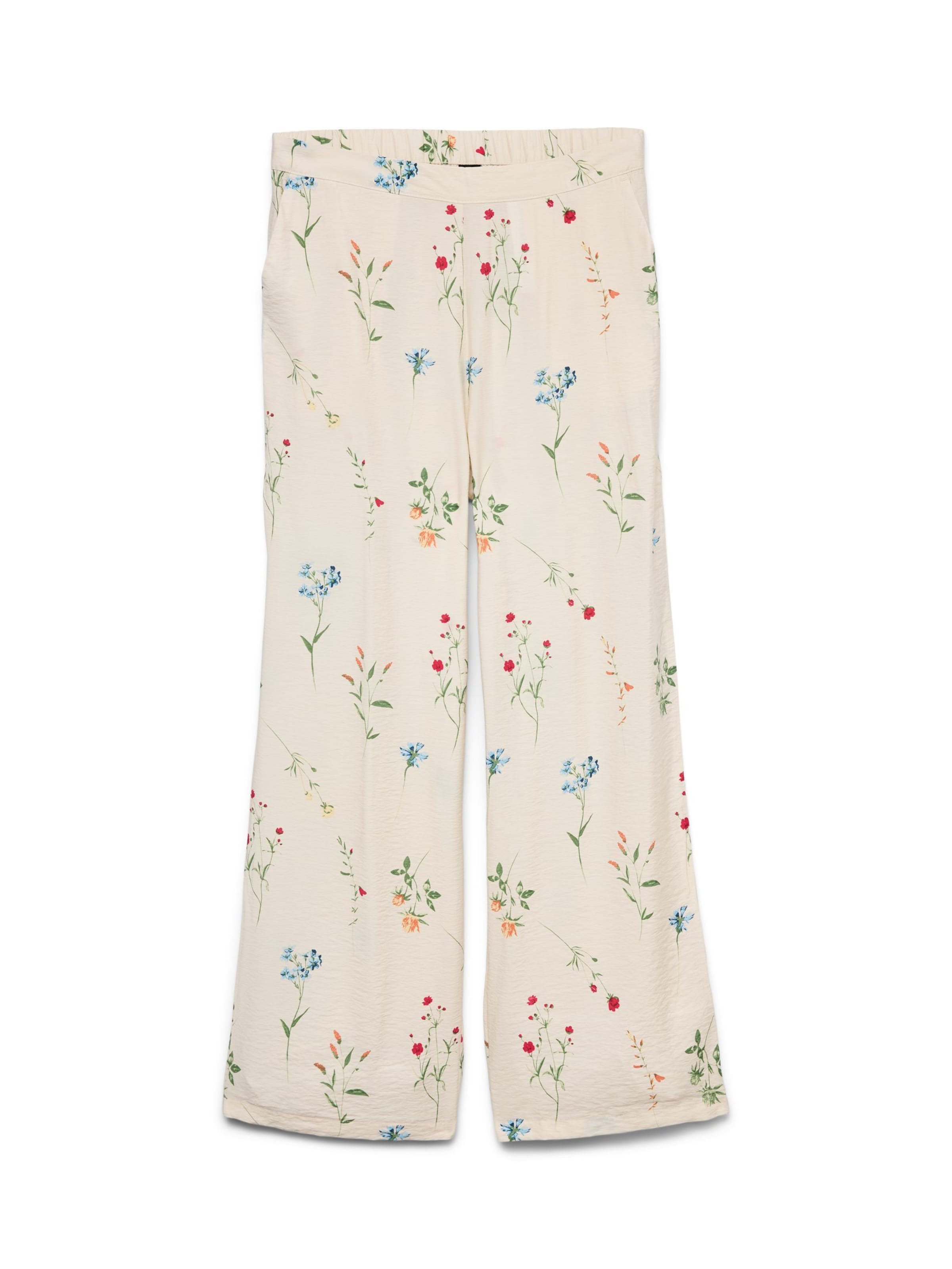 VERO MODA Trousers 'VMJosie' in White: front