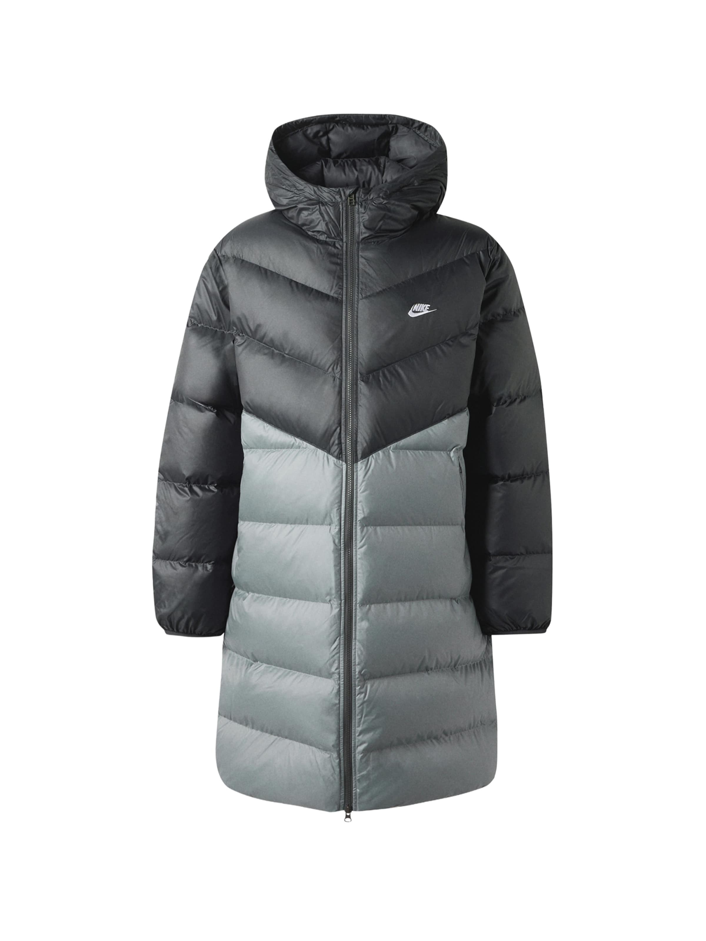 Nike Sportswear Zimný kabát 'WINDRUNNER STMNT' - Sivá: predná strana