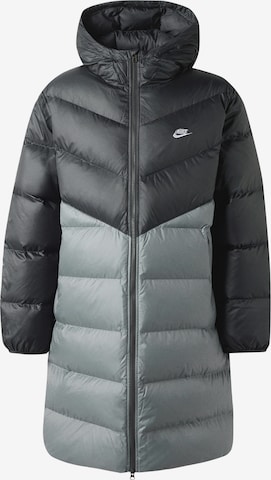 pilka Nike Sportswear Žieminis paltas 'WINDRUNNER STMNT': priekis