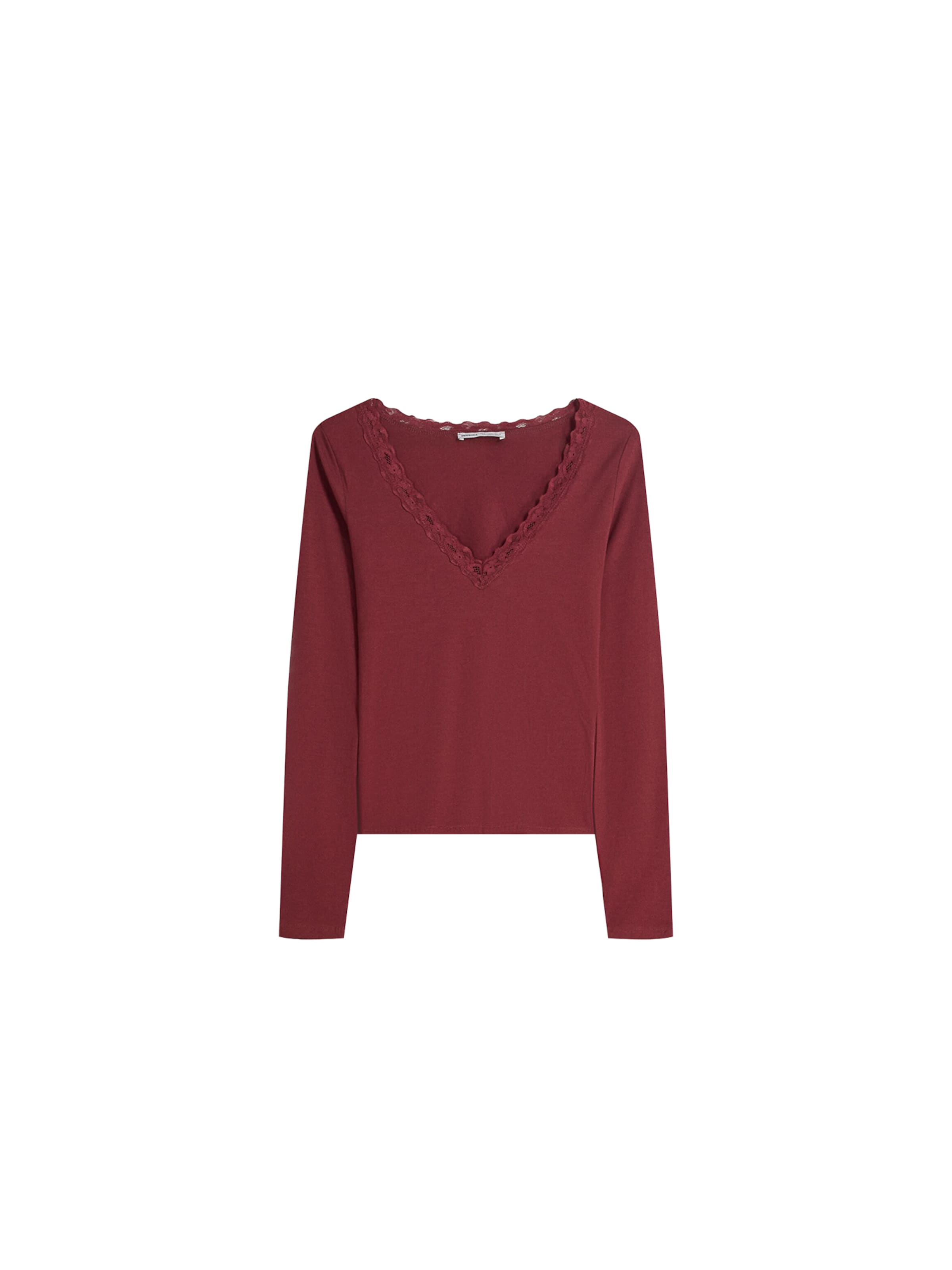 Bershka Póló - piros: elől