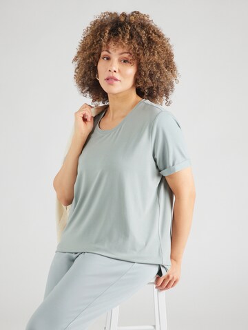 ONLY Carmakoma - Camiseta 'CARMOSTER' en verde: frente
