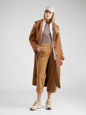 s.Oliver Loose fit Trousers in Brown