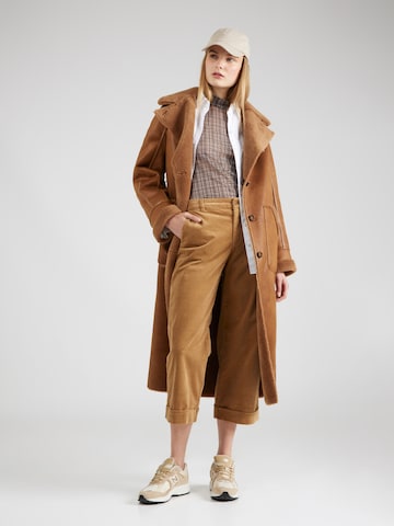 s.Oliver Loose fit Trousers in Brown