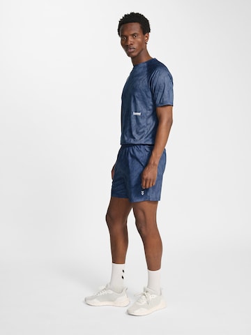 Regular Pantalon de sport Hummel en bleu