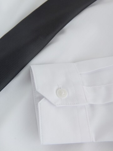 Next Regular fit Button up shirt in White