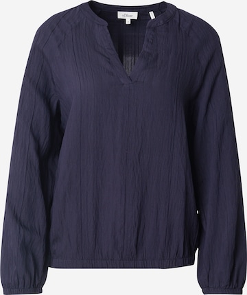 Chemisier s.Oliver en bleu : devant